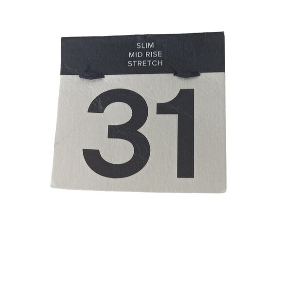 NWT Gap Vintage Slim Mid Rise Jeans Size 31/ 12 White Skinny Distressed - Picture 12 of 15